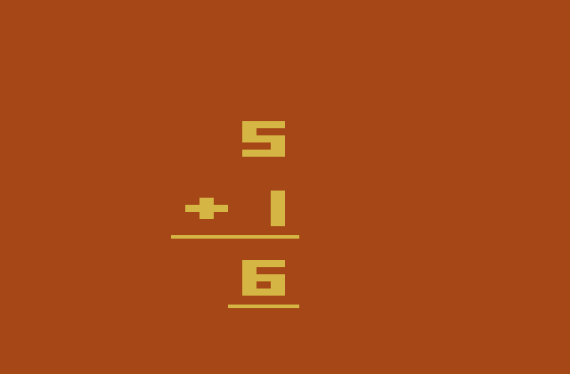 Fun With Numbers screenshot 3 for Atari 2600